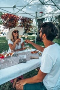 trinquer au champagne avec sa moitié(e)