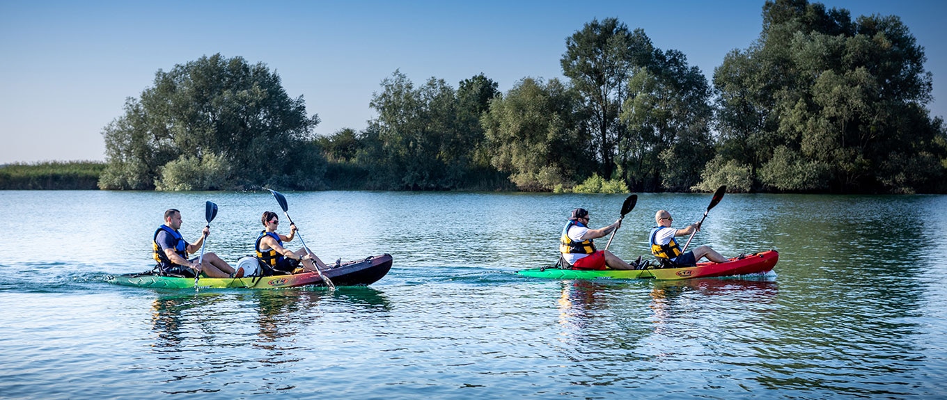 Canoë au lac d'Orient