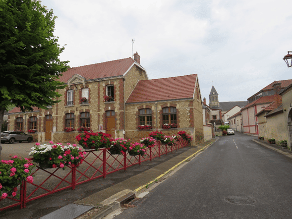 Façade de la mairie d'Oger - Epernay tourisme