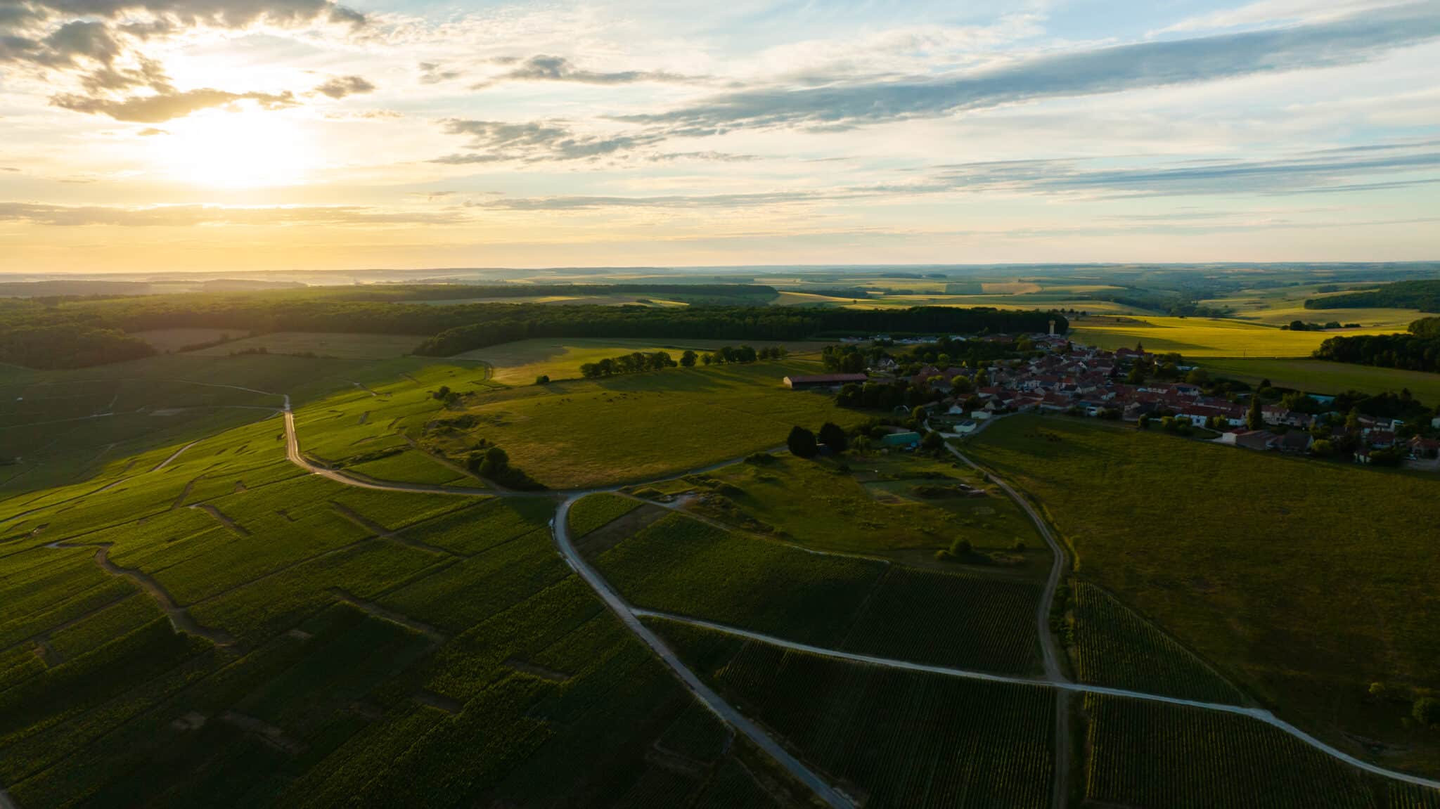 Champagne en Montgolfière